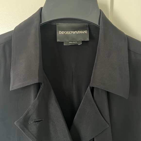 Emporio Armani Silk Trench Vest - Picture 4 of 9